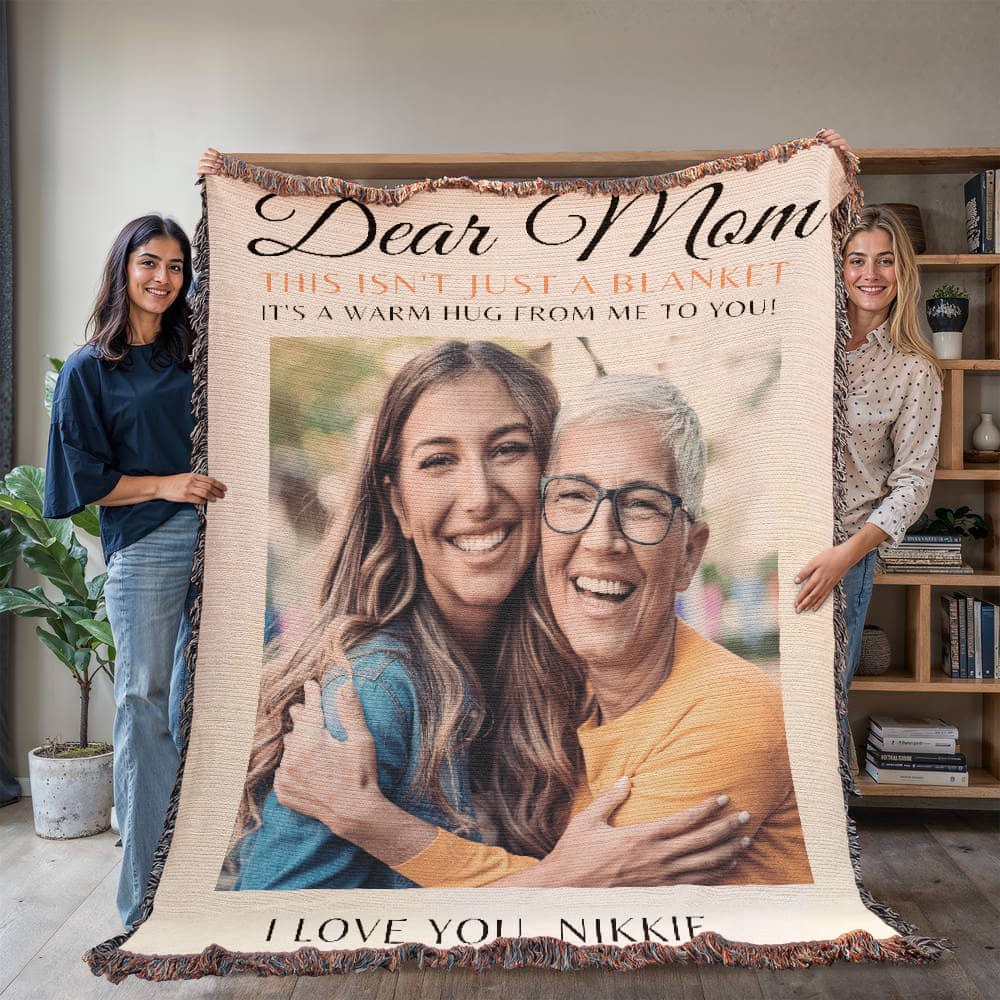 Mom Custom Photo Blanket