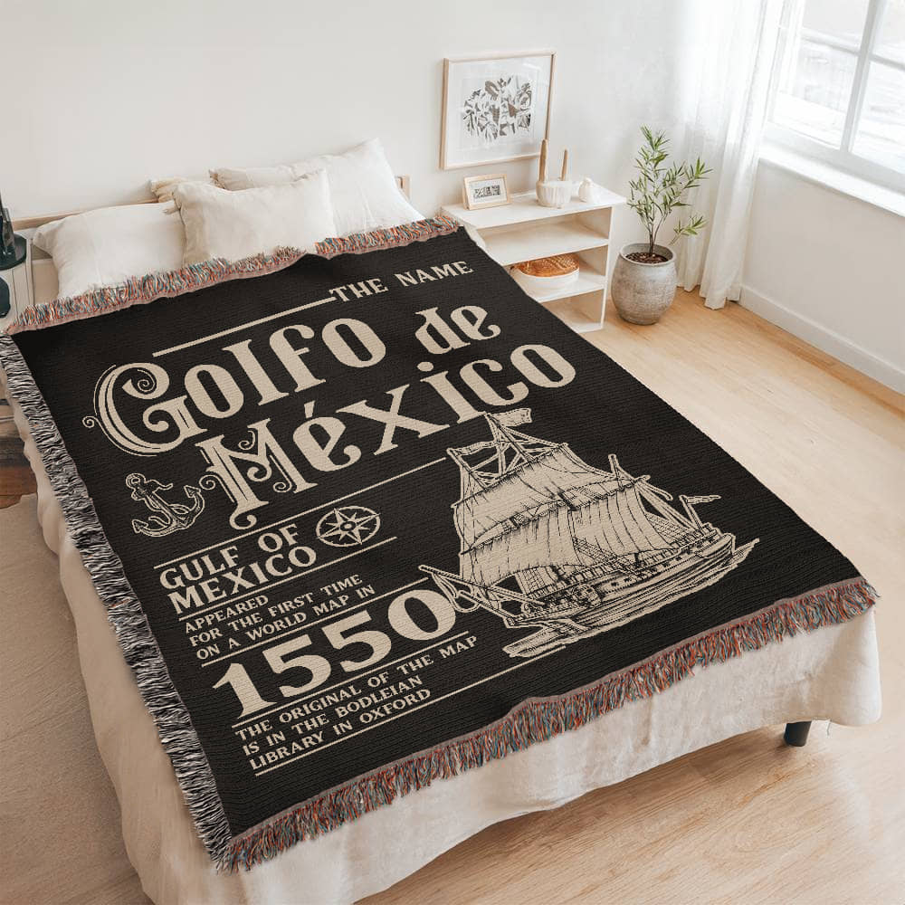 Golf Of Mexico Woven Blanket