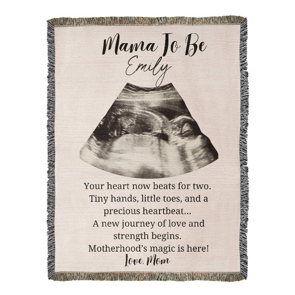 Mama To Be Custom Blanket