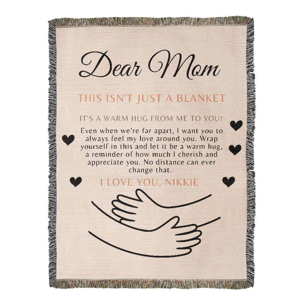 Custom Blanket For Mom