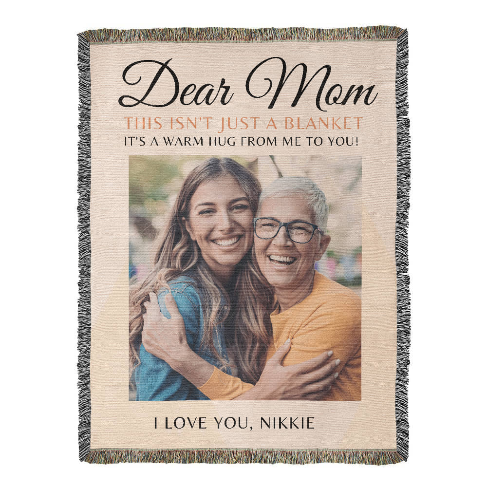 Mom Custom Photo Blanket