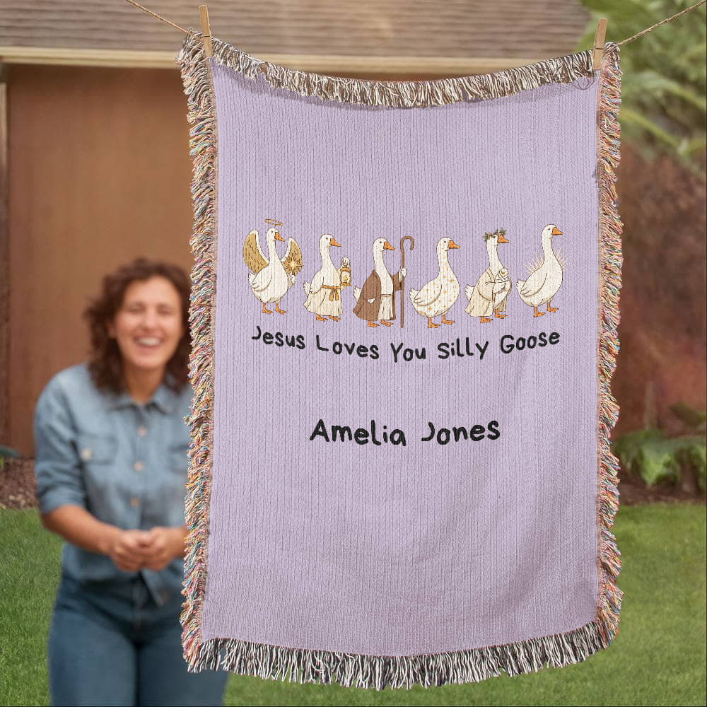 Silly Goose Christian Children Blanket-4