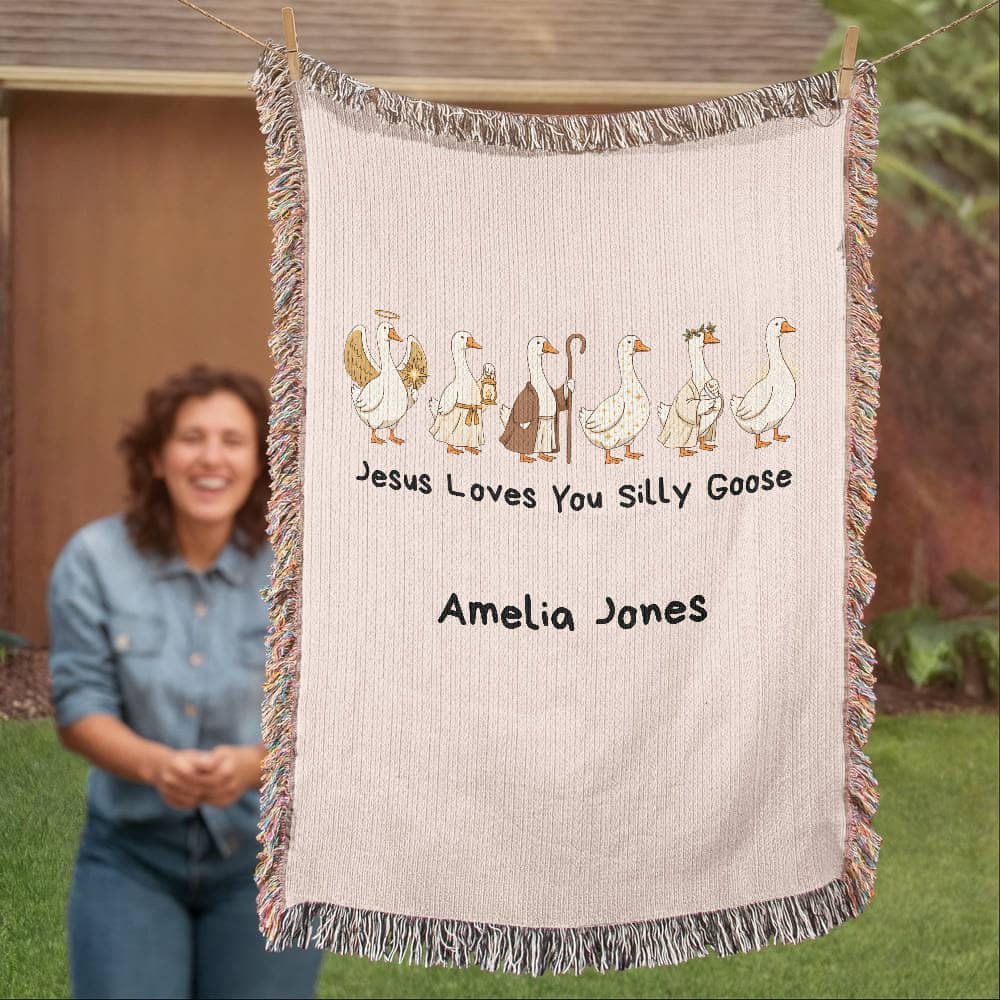 Silly Goose Baby Blanket-2