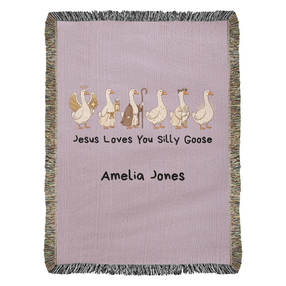 Silly Goose Christian Children Blanket-4