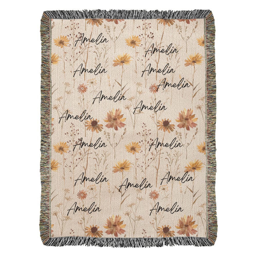 Personalized Name Blanket