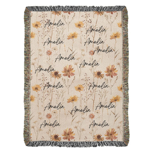 Personalized Name Blanket