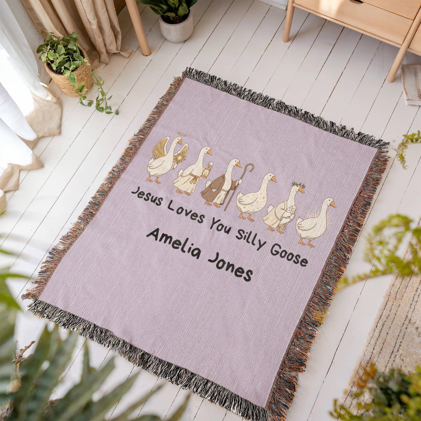 Silly Goose Christian Children Blanket-4