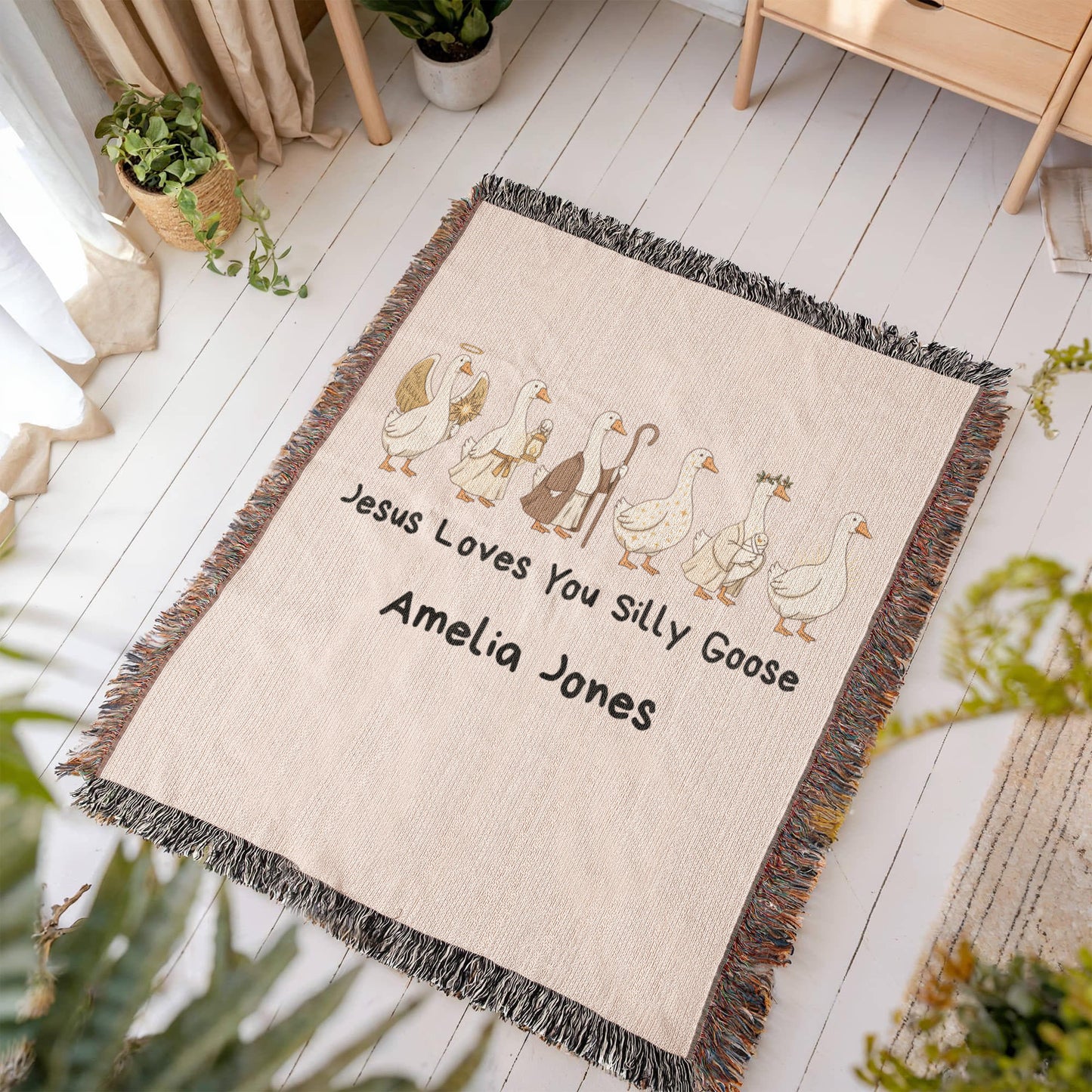 Silly Goose Baby Blanket-2