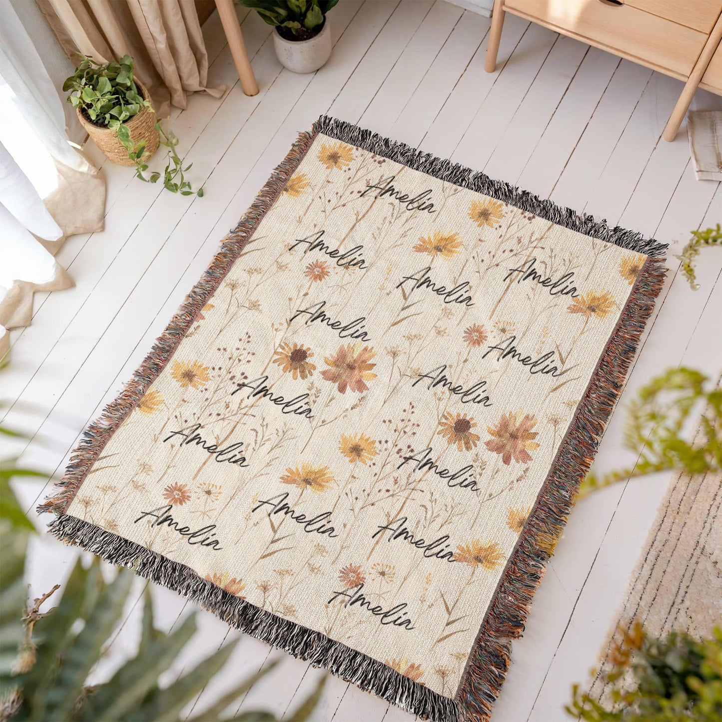 Personalized Name Blanket