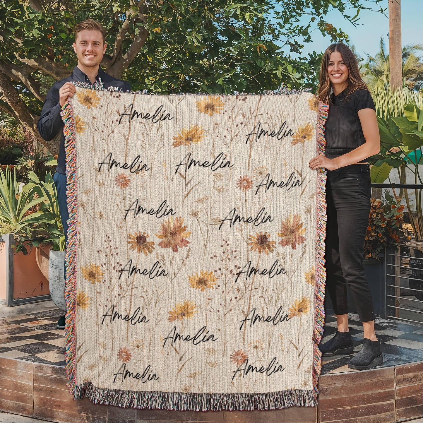 Personalized Name Blanket