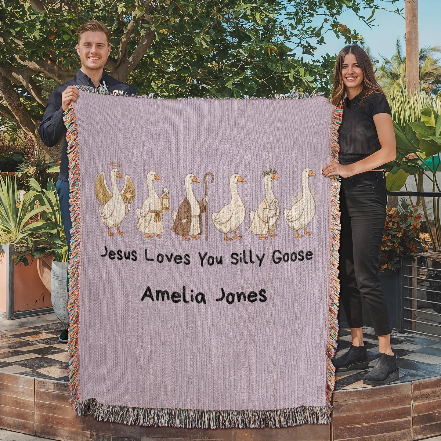 Silly Goose Christian Children Blanket-4
