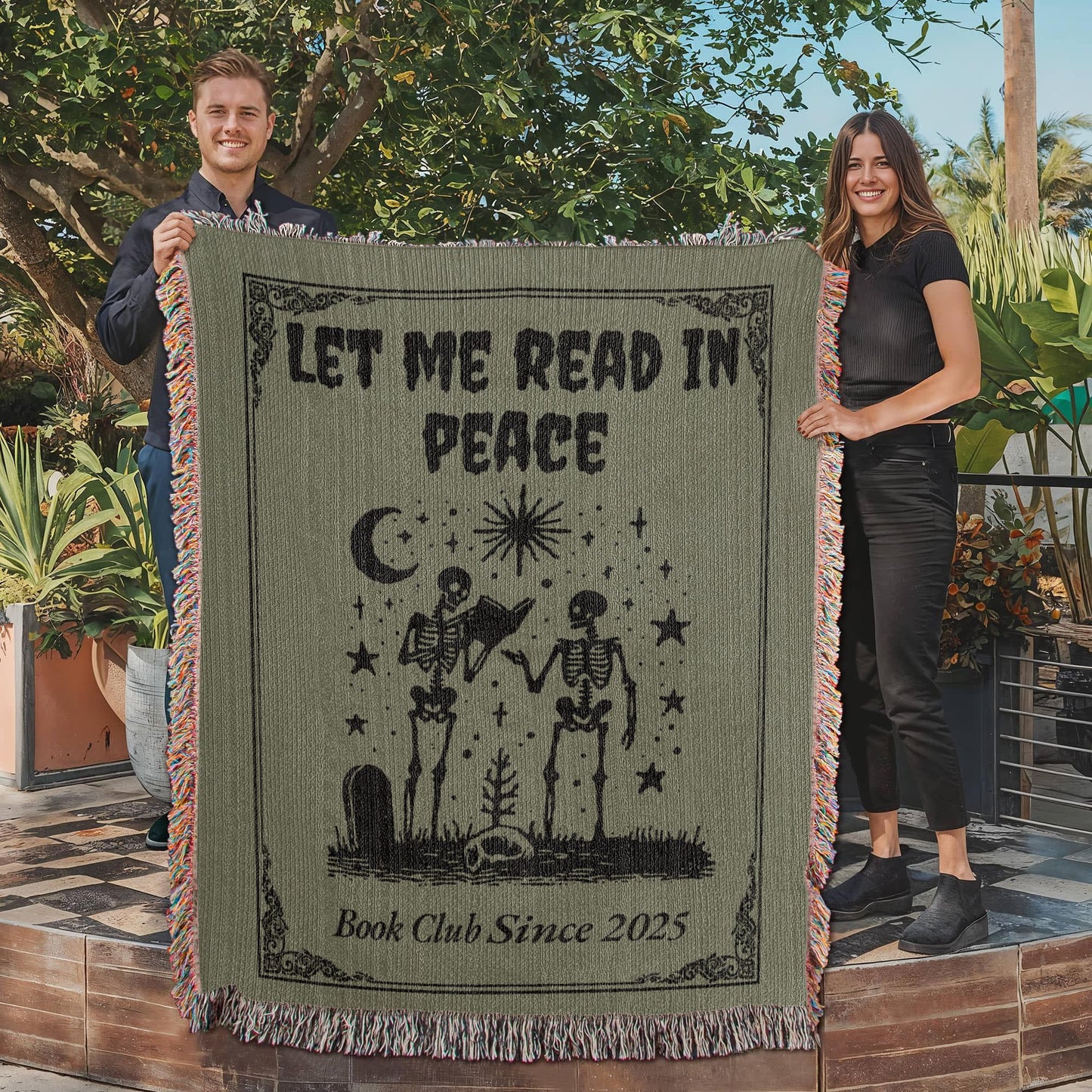 Book Club Woven Blanket