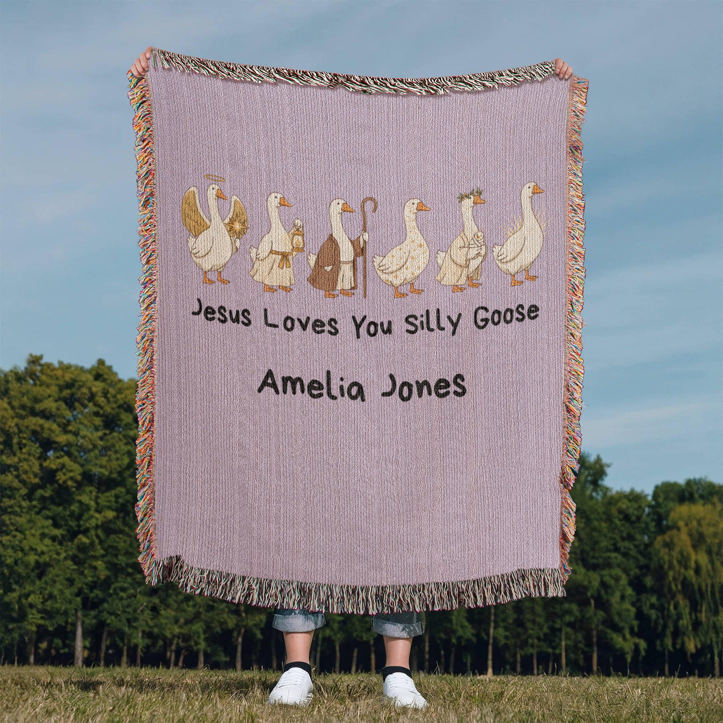Silly Goose Christian Children Blanket-4