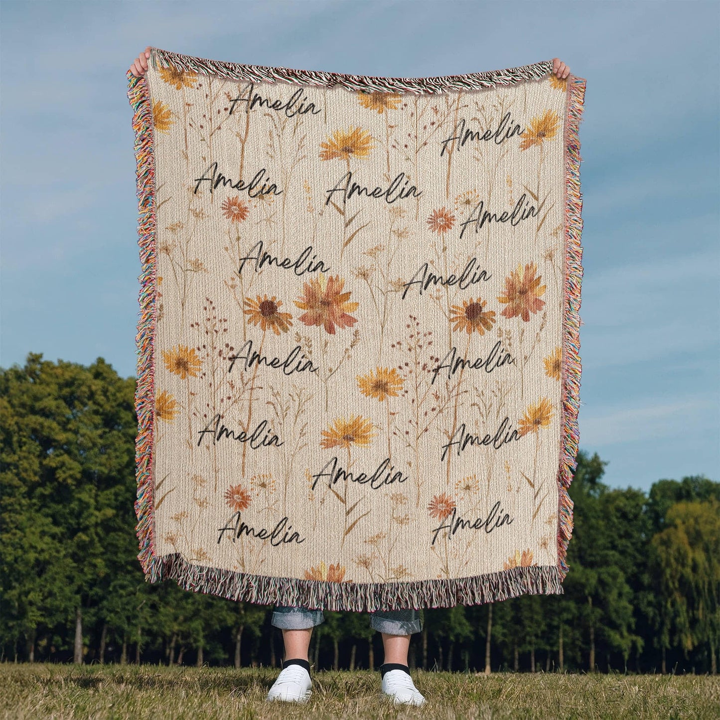 Personalized Name Blanket