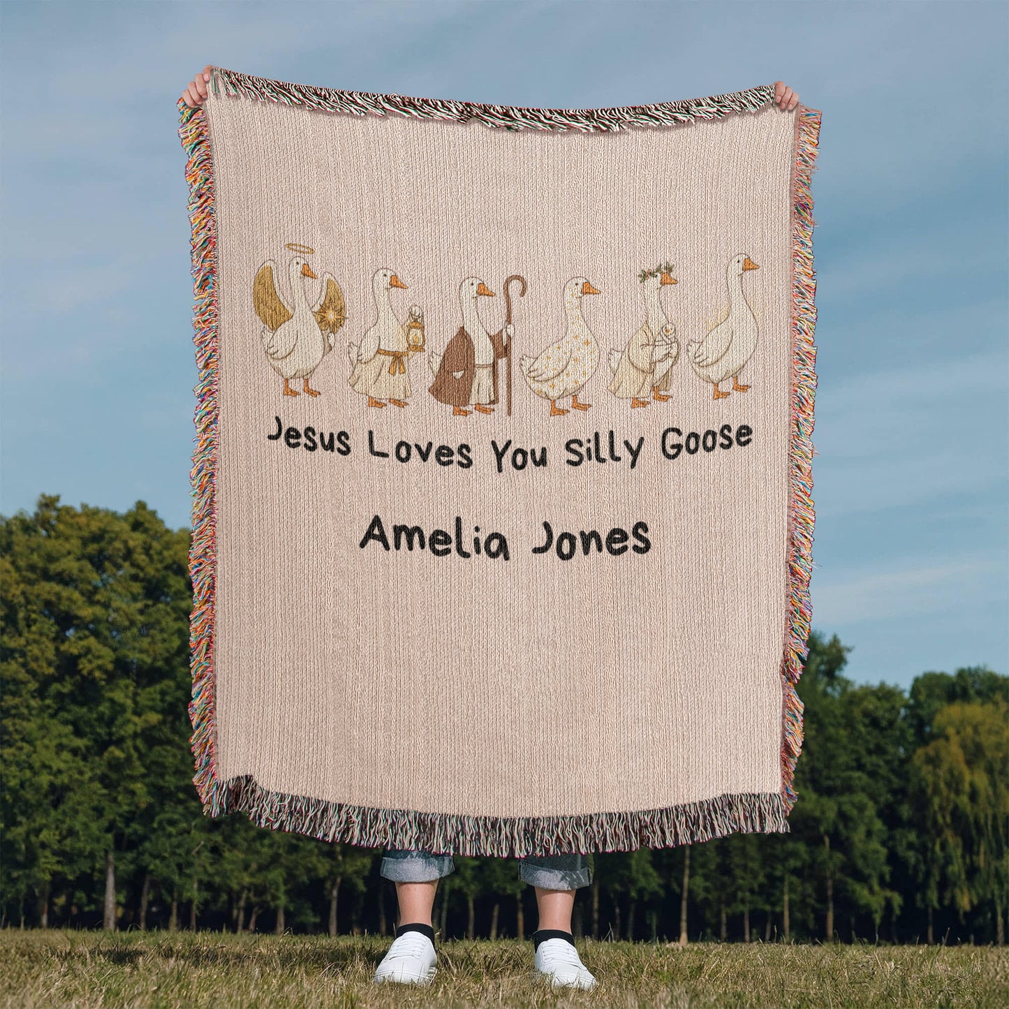 Silly Goose Baby Blanket-2