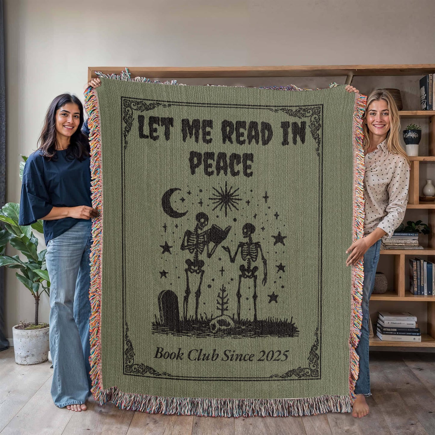 Book Club Woven Blanket