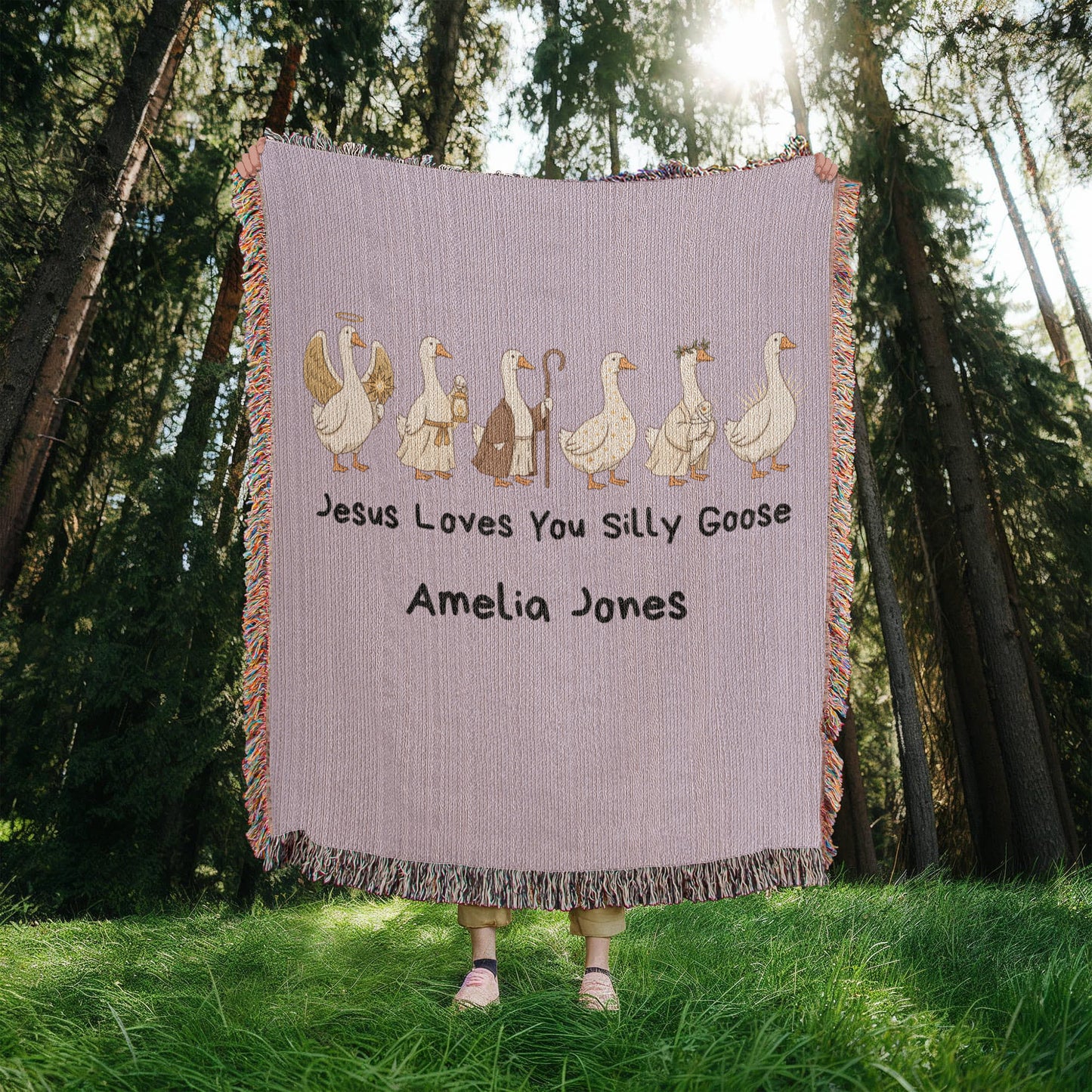 Silly Goose Christian Children Blanket-4