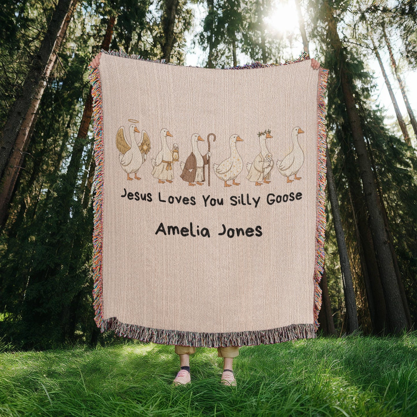 Silly Goose Baby Blanket-2