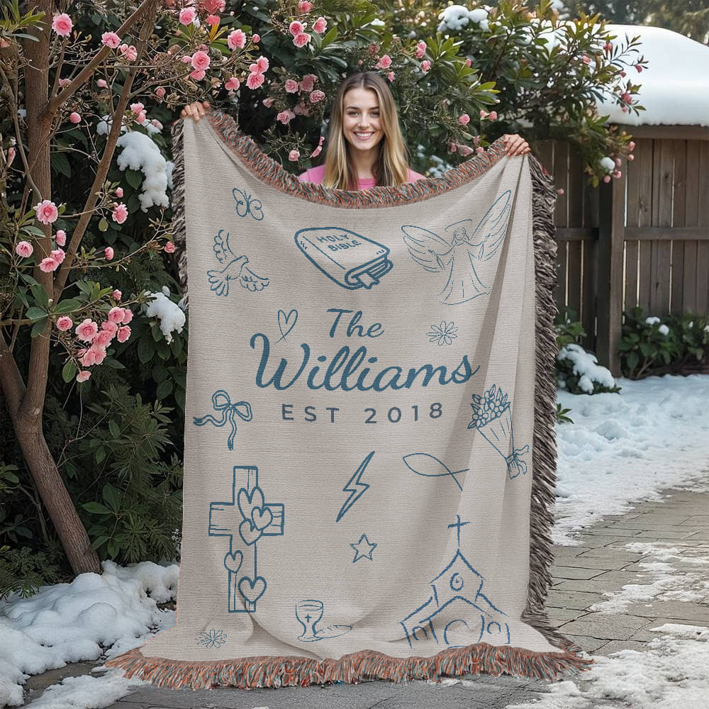 Family name Christian Blue Blanket