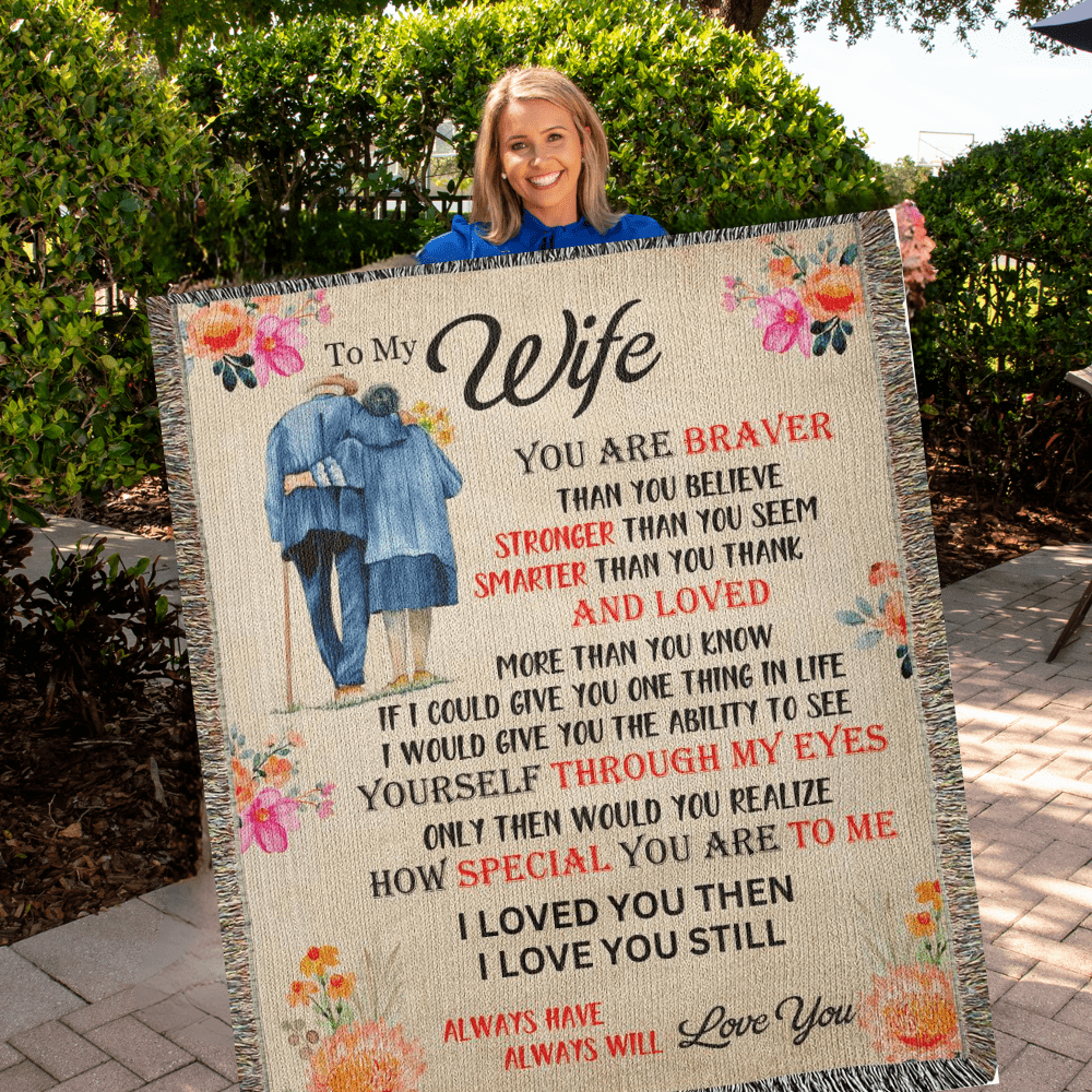 Wife Blanket Gift, Valentine Gift For Her