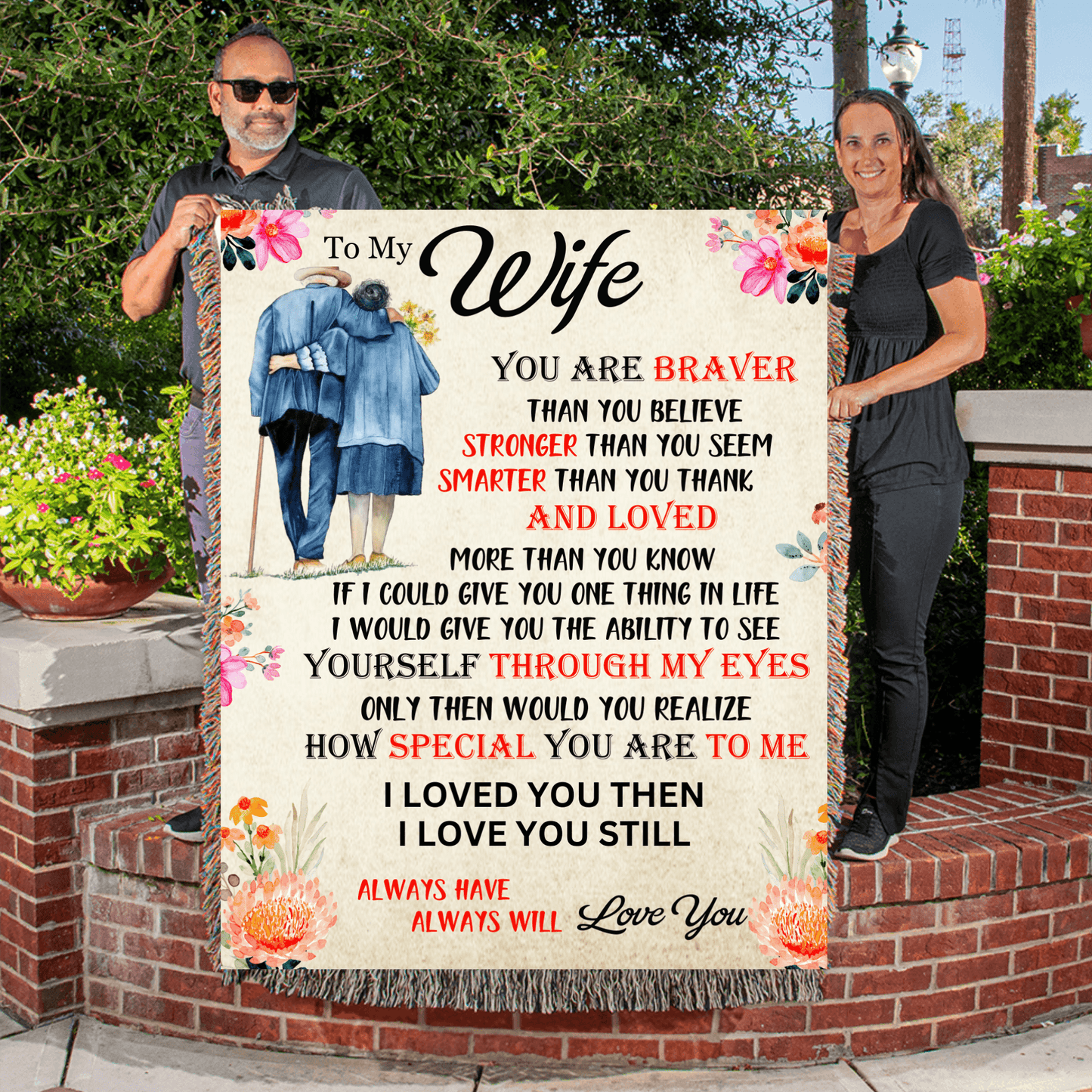 Wife Blanket Gift, Valentine Gift For Her