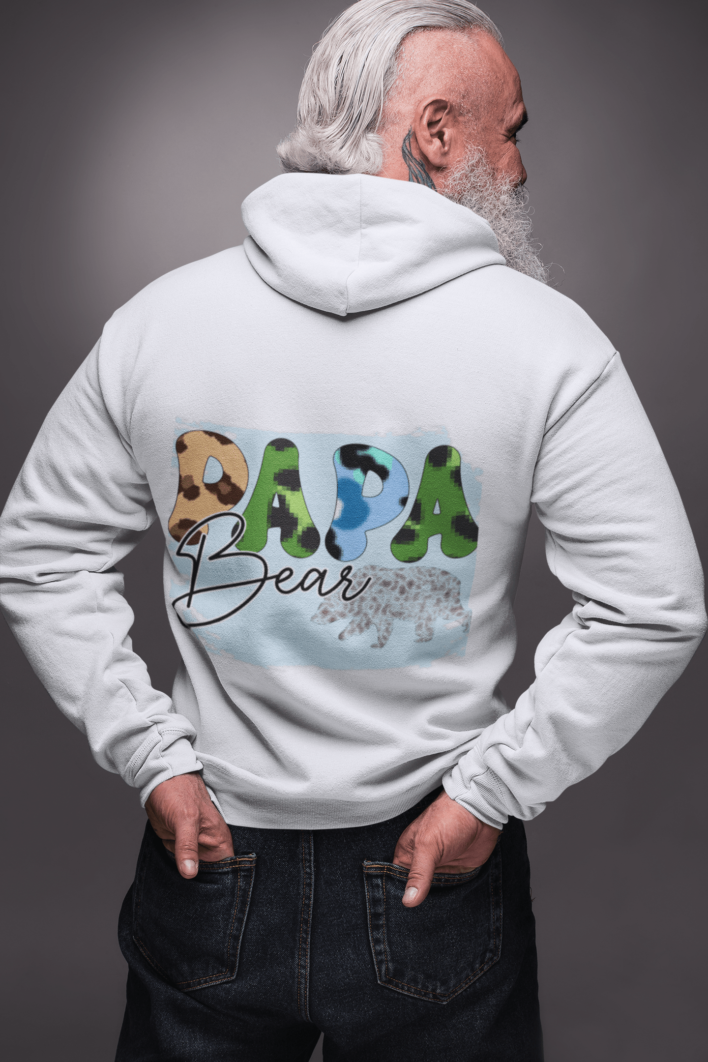 Papa Bear Hoodie, A Great Gift For Father's day