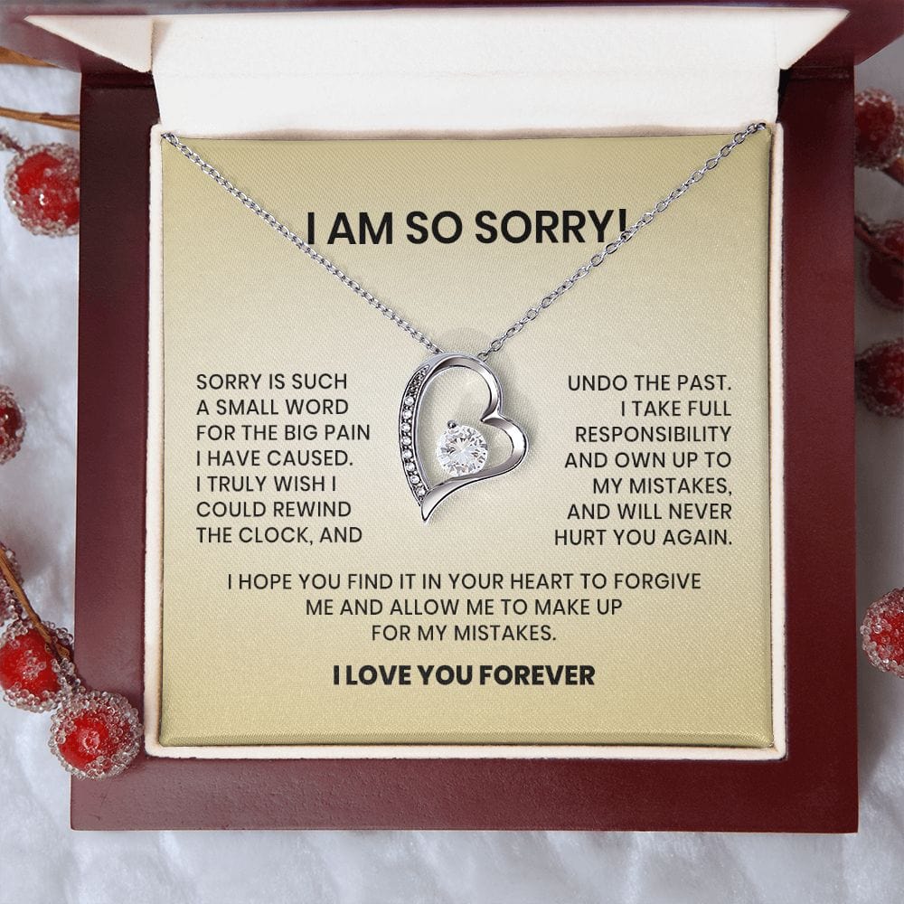 I Am So Sorry-Forever Love Necklace