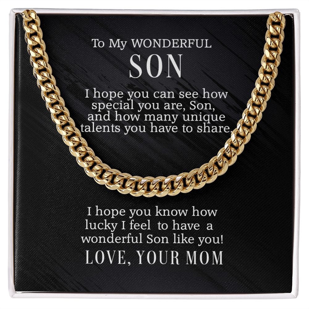 Wonderful Son Gift from Mom