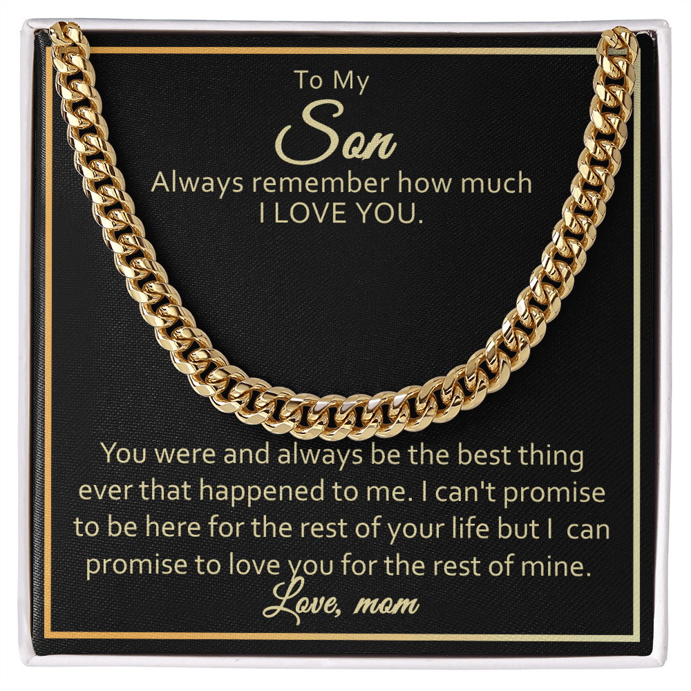 To My Son-From Mom-Necklace