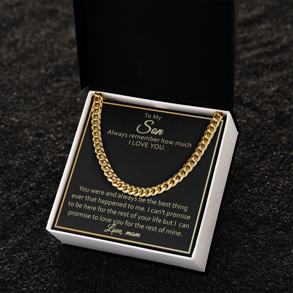 To My Son-From Mom-Necklace