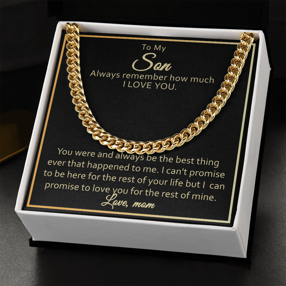 To My Son-From Mom-Necklace