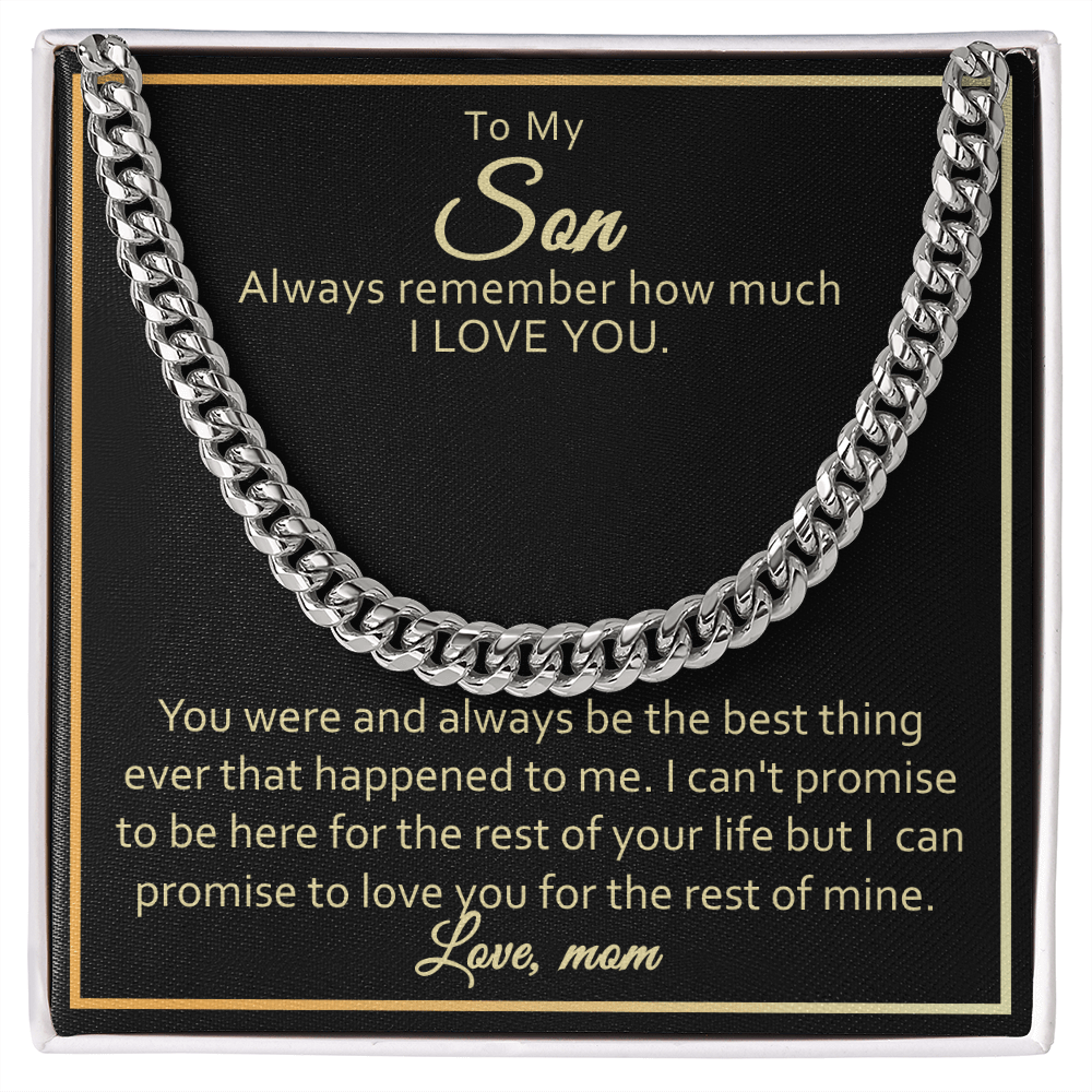 To My Son-From Mom-Necklace
