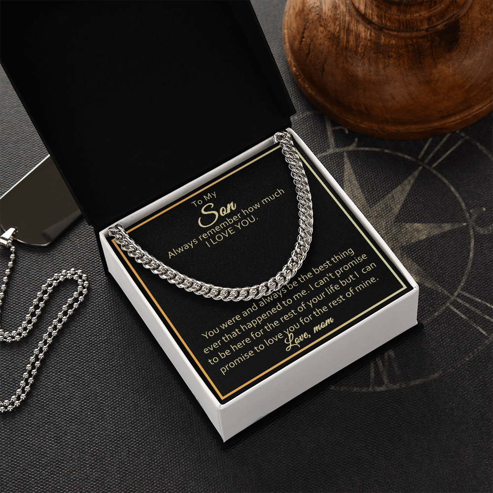 To My Son-From Mom-Necklace