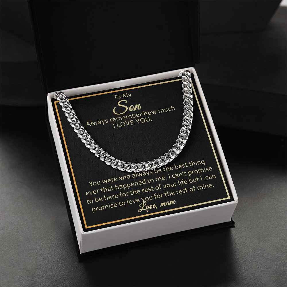 To My Son-From Mom-Necklace