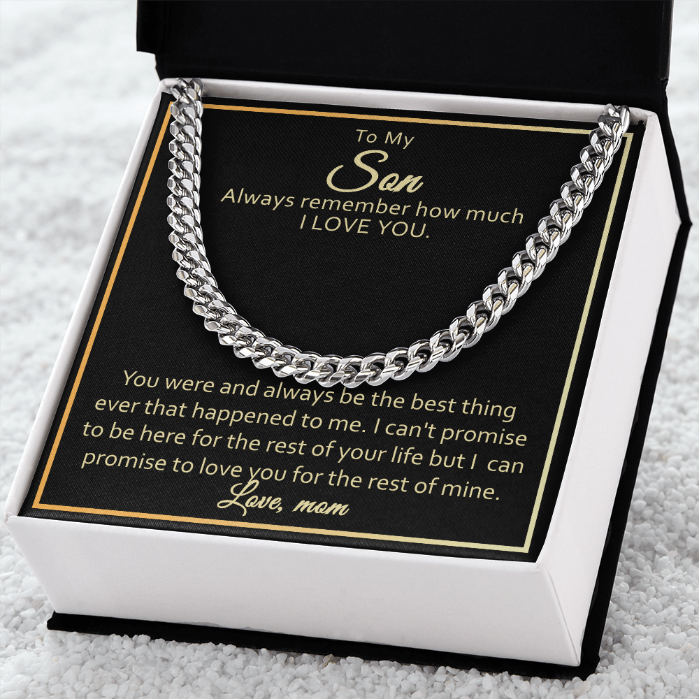 To My Son-From Mom-Necklace