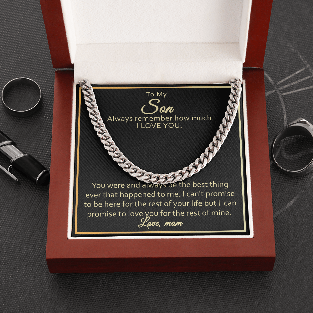 To My Son-From Mom-Necklace