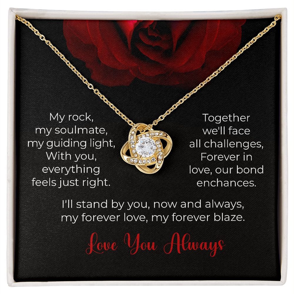 My Rock-Love Knot Necklace