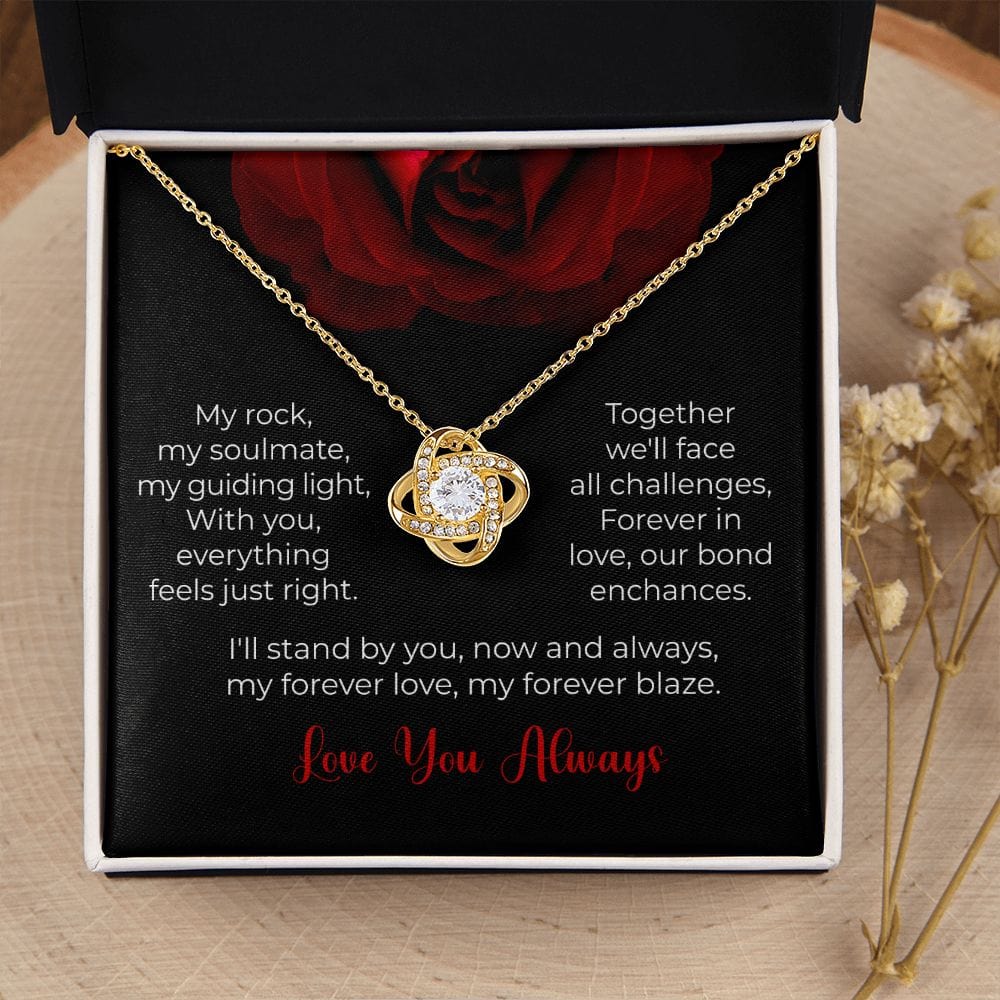 My Rock-Love Knot Necklace