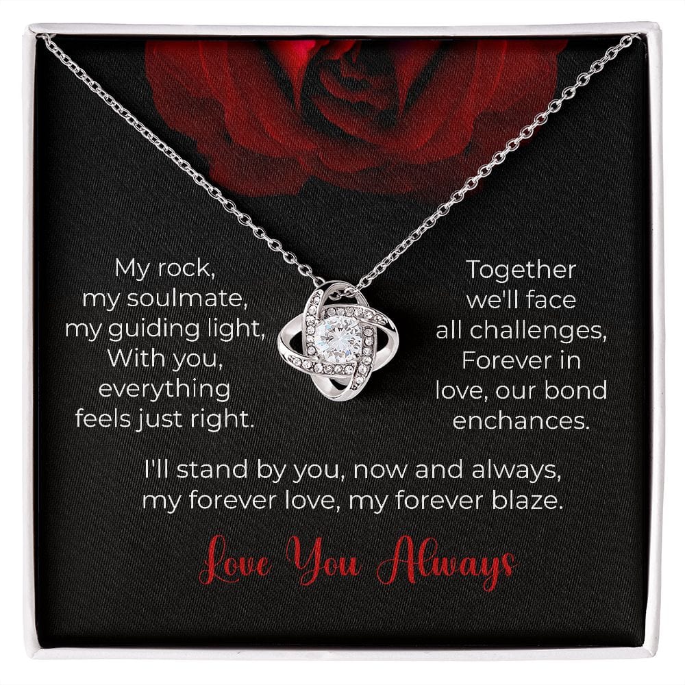 My Rock-Love Knot Necklace