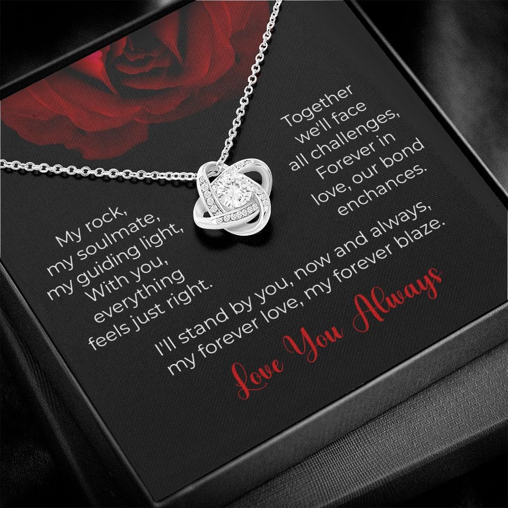 My Rock-Love Knot Necklace