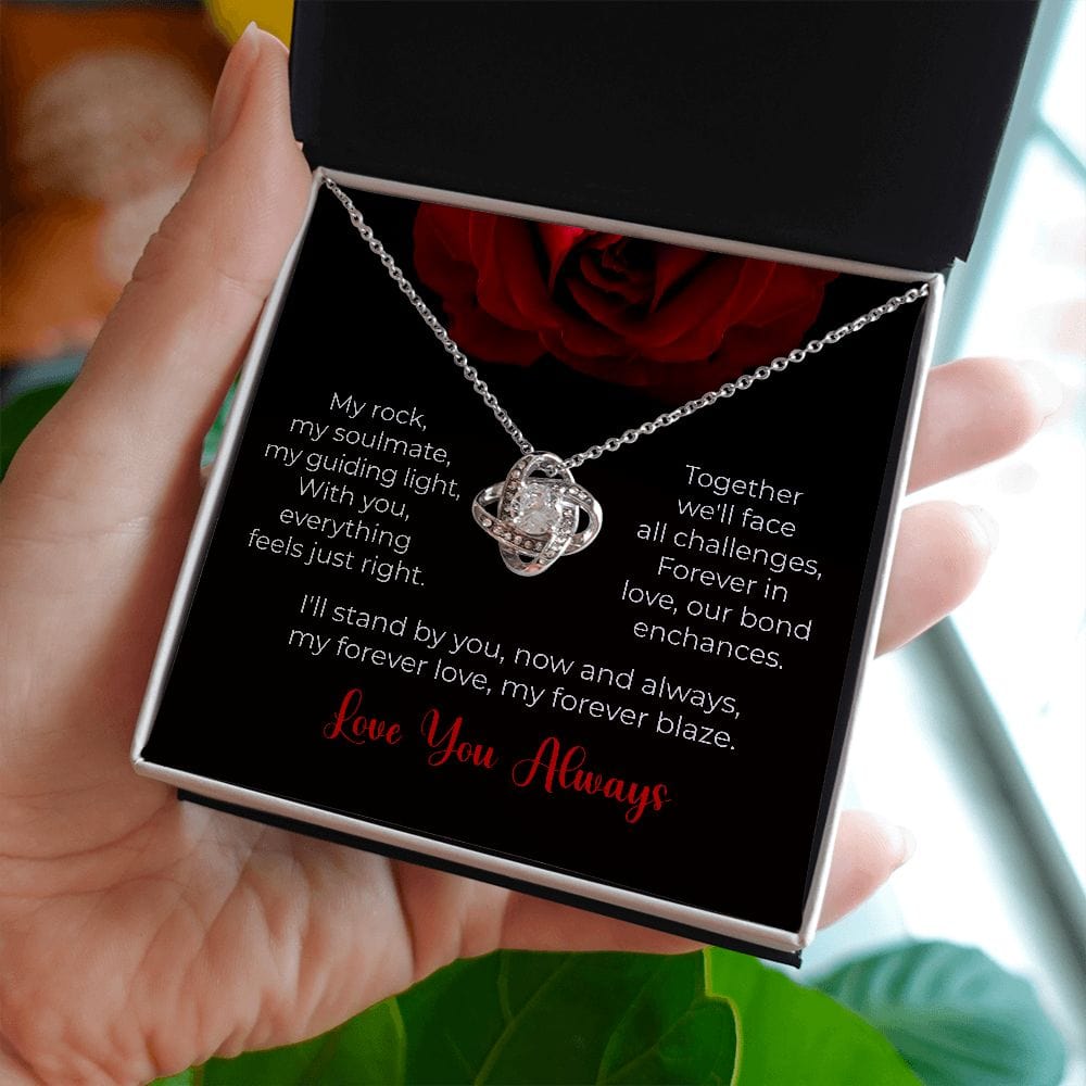 My Rock-Love Knot Necklace