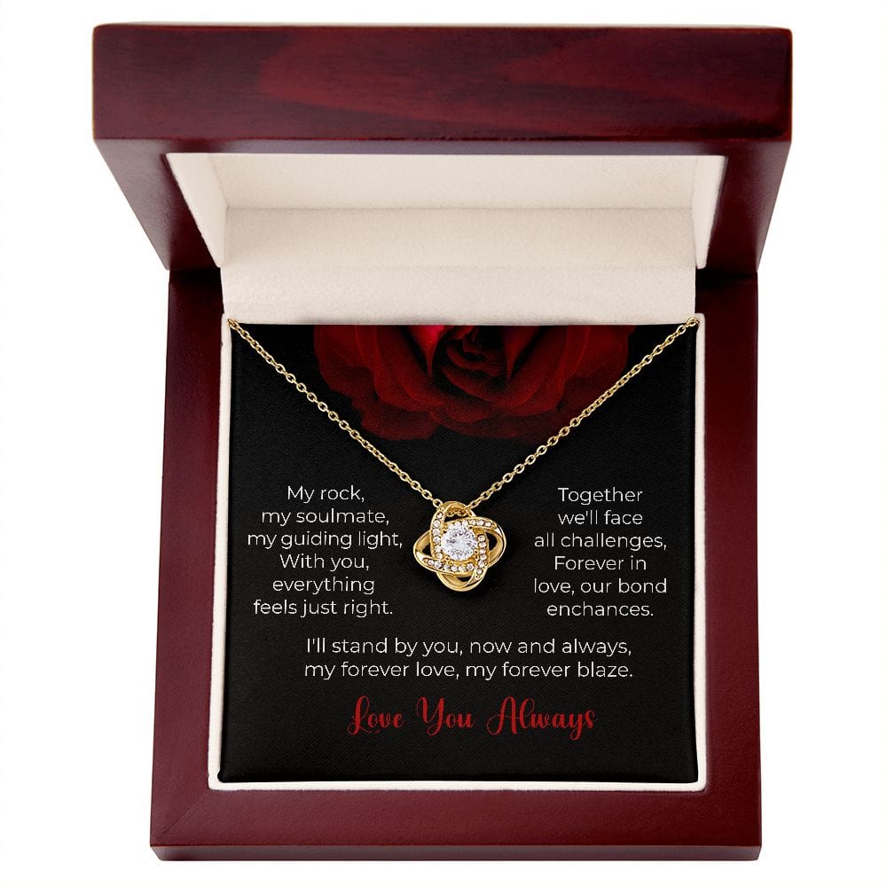 My Rock-Love Knot Necklace