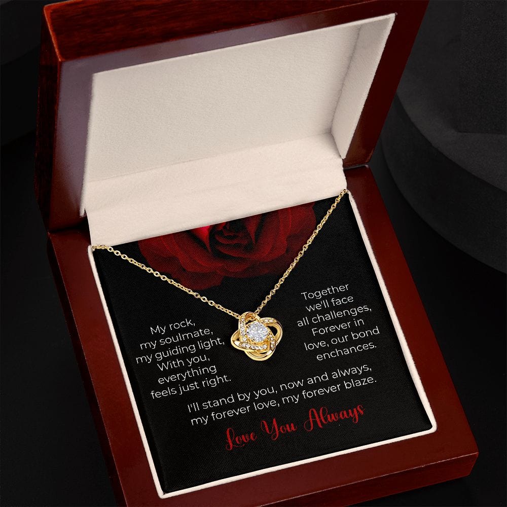 My Rock-Love Knot Necklace