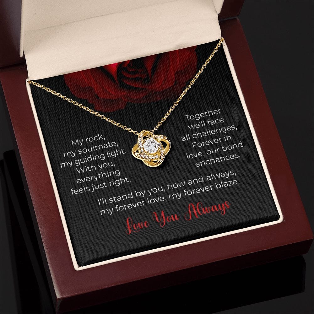My Rock-Love Knot Necklace