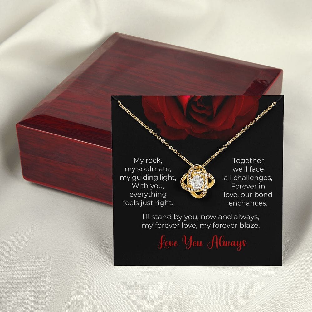 My Rock-Love Knot Necklace