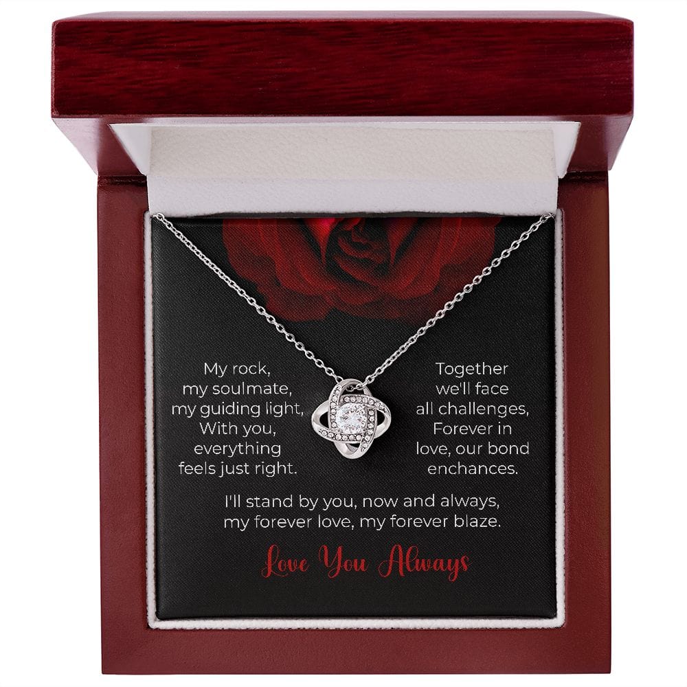 My Rock-Love Knot Necklace