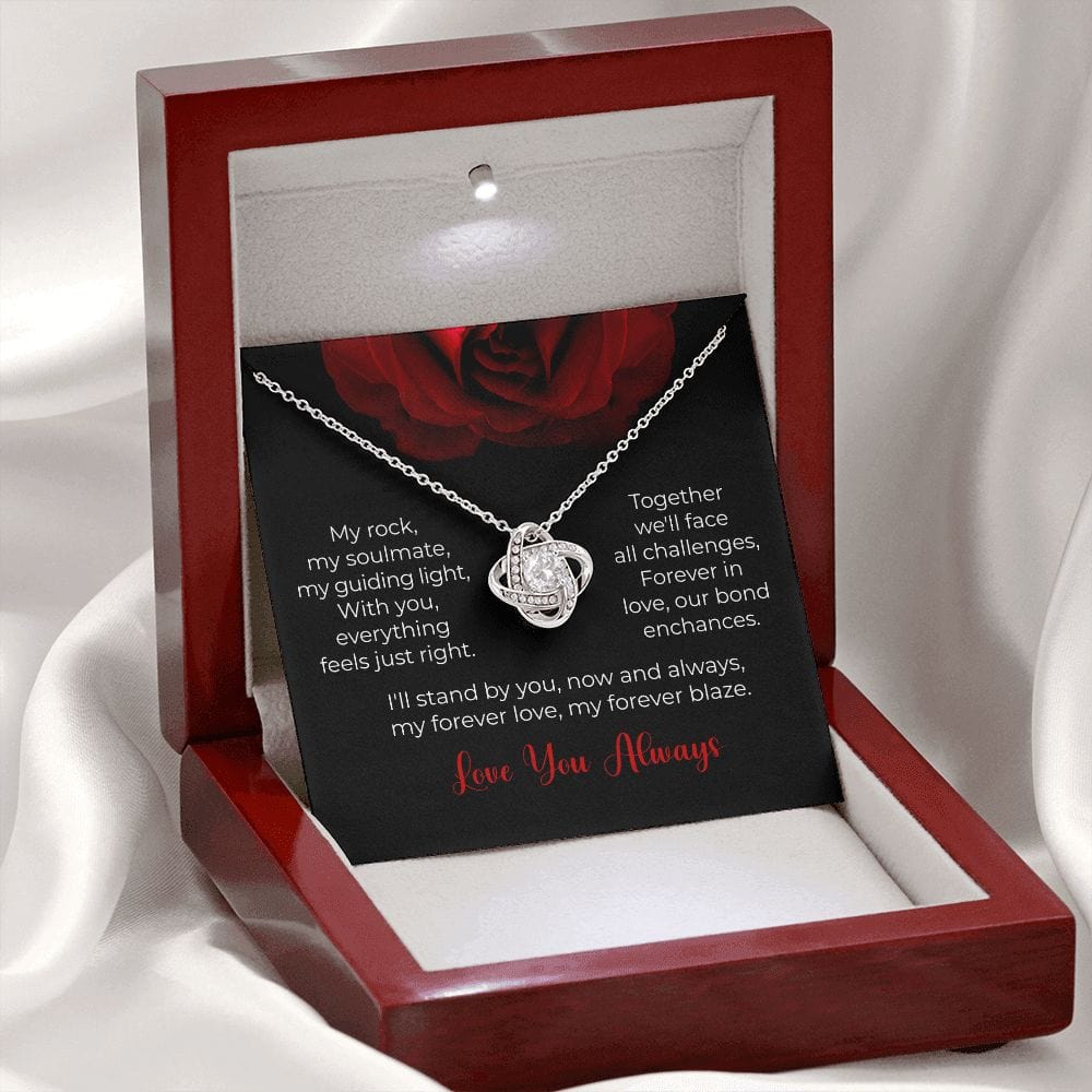 My Rock-Love Knot Necklace