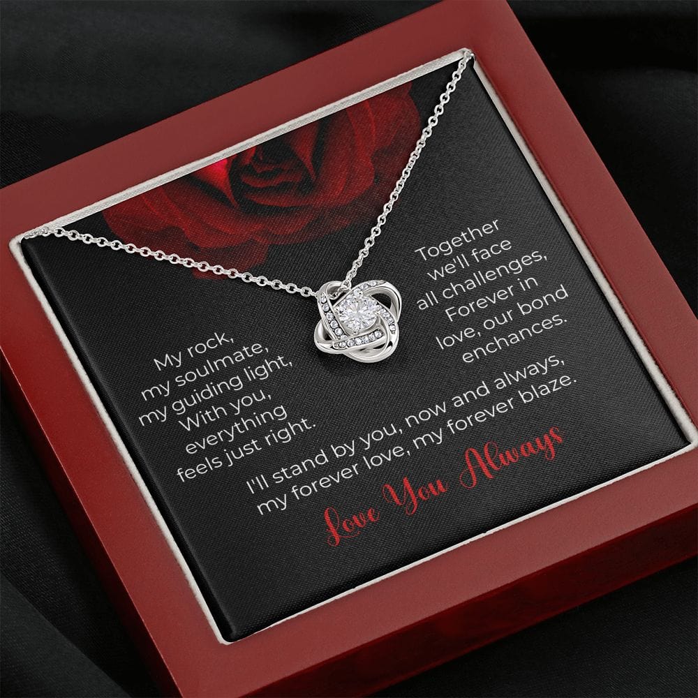 My Rock-Love Knot Necklace