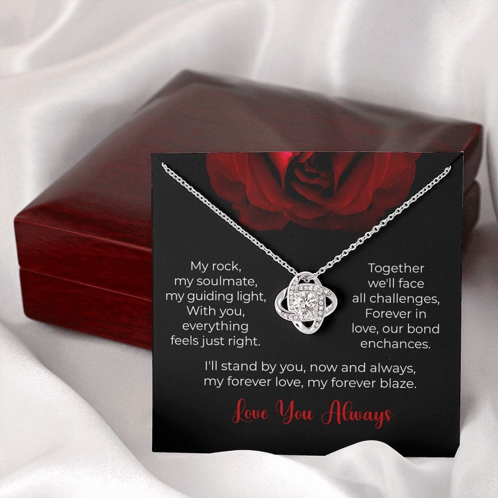 My Rock-Love Knot Necklace