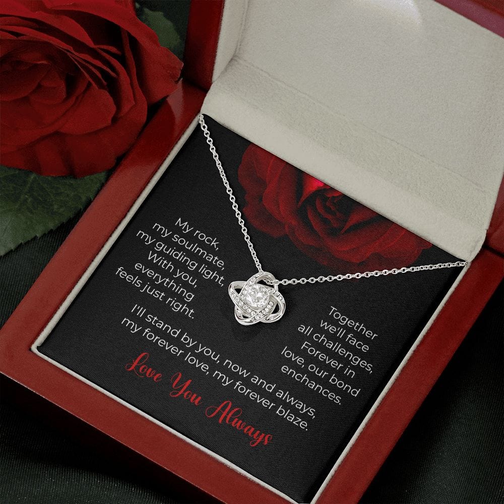 My Rock-Love Knot Necklace